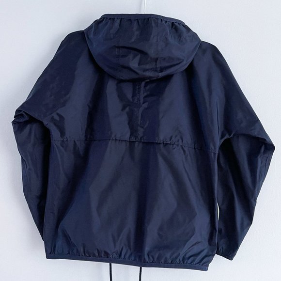 K-Way Claude Klassic Jacket Rain Windbreaker Full Zip Navy Blue Women Size XS ♀ - Picture 7 of 12
